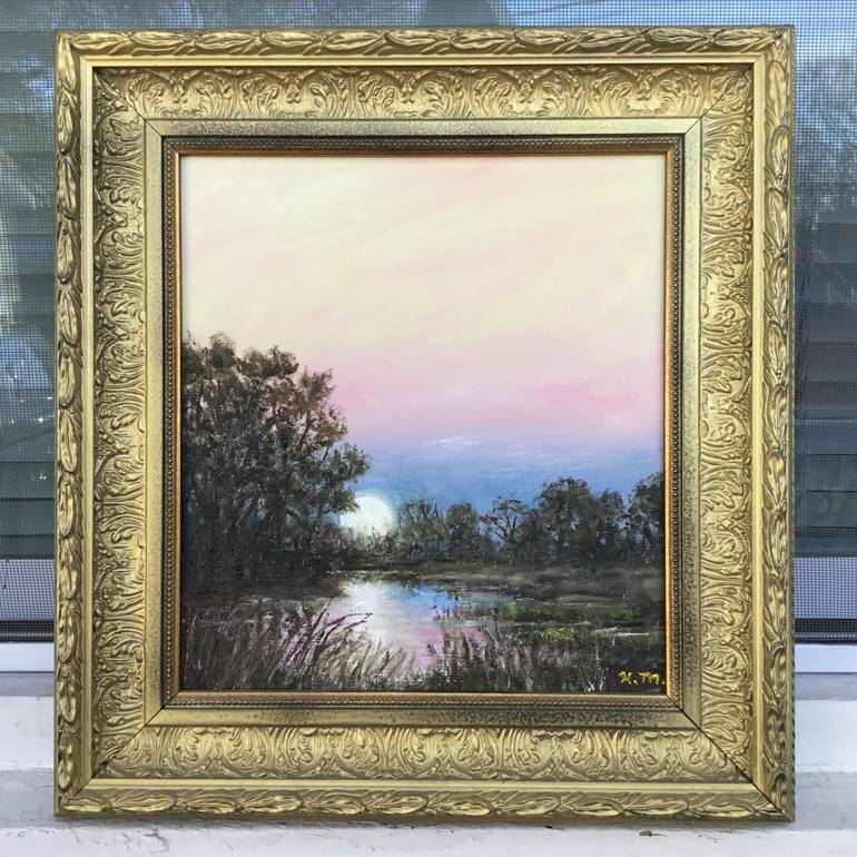 Original Expressionism Landscape Painting by Kathleen Mcdermott