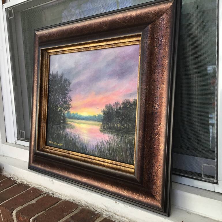 Original Impressionism Landscape Painting by Kathleen McDermott