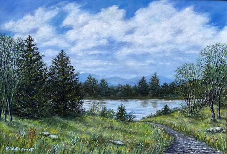 Original Realism Landscape Painting by Kathleen McDermott