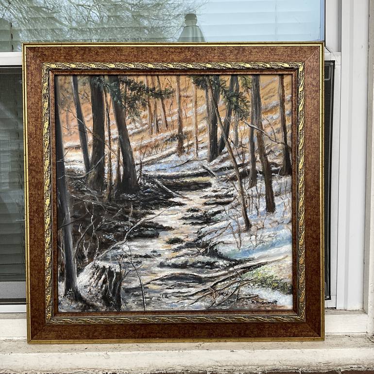 Original Impressionism Landscape Painting by Kathleen McDermott