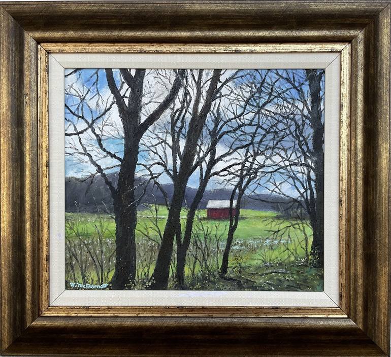 Original Impressionism Landscape Painting by Kathleen McDermott