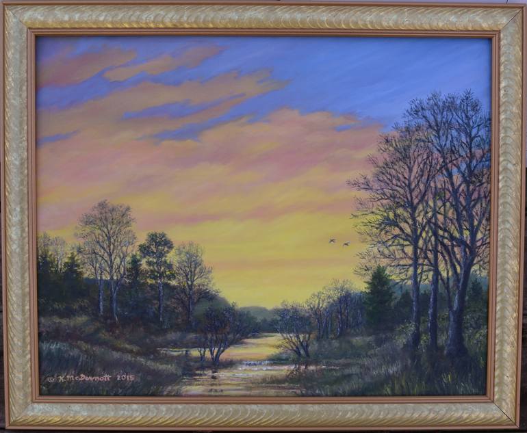 Original Fine Art Landscape Painting by Kathleen McDermott