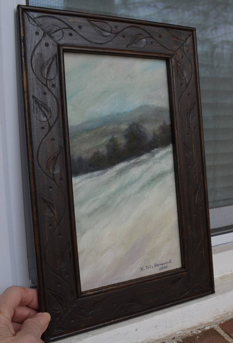 Original Expressionism Rural life Painting by Kathleen McDermott