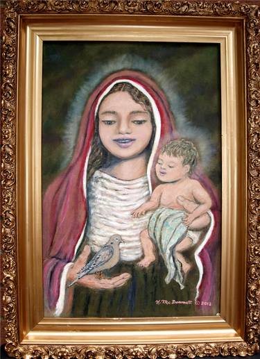 Original Fine Art Religious Paintings by Kathleen McDermott
