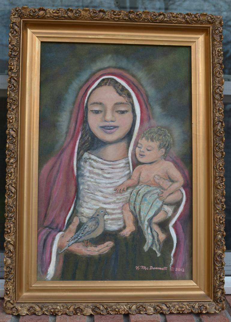 Original Fine Art Religious Painting by Kathleen McDermott