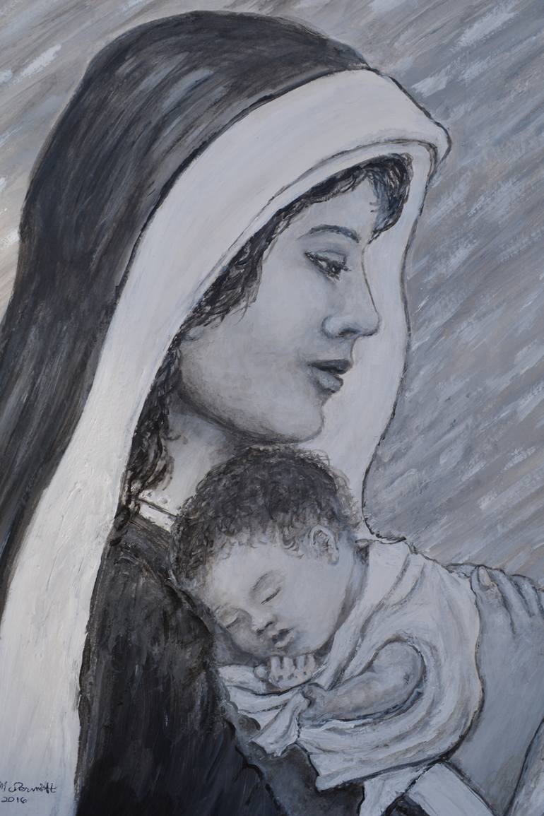 Original Figurative Religion Painting by Kathleen Mcdermott