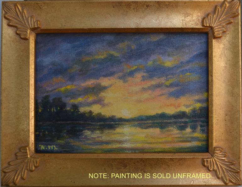 Original Impressionism Seascape Painting by Kathleen Mcdermott