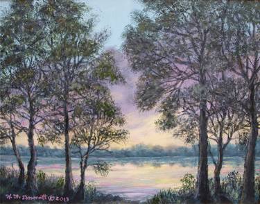 Original Impressionism Tree Paintings by Kathleen McDermott