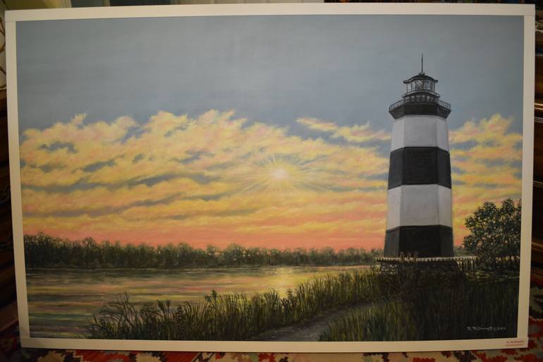 Original Impressionism Landscape Painting by Kathleen Mcdermott