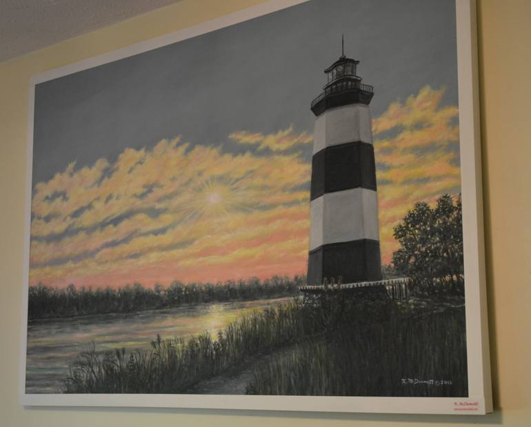 Original Impressionism Landscape Painting by Kathleen Mcdermott