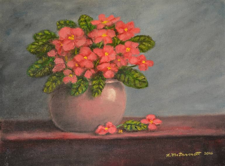 Original Floral Painting by Kathleen McDermott