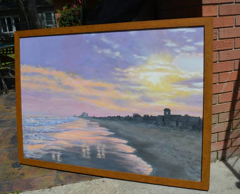 Original Fine Art Beach Painting by Kathleen McDermott