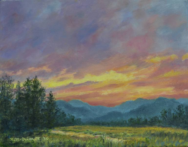 Original Fine Art Landscape Painting by Kathleen McDermott