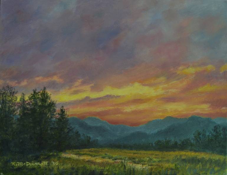 Original Fine Art Landscape Painting by Kathleen McDermott