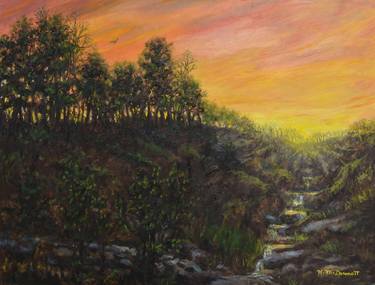 Original Impressionism Landscape Paintings by Kathleen McDermott