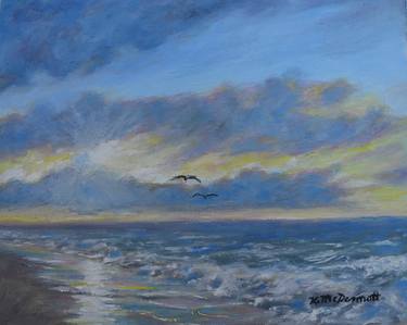 Original Impressionism Seascape Paintings by Kathleen McDermott