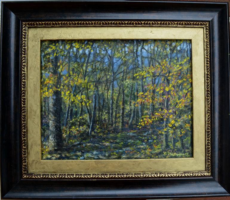 Original Impressionism Nature Painting by Kathleen Mcdermott