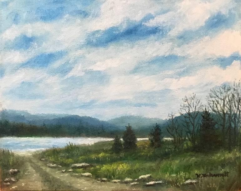 Original Realism Landscape Painting by Kathleen McDermott