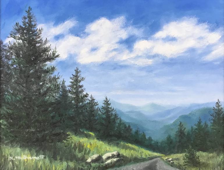 Original Realism Landscape Painting by Kathleen McDermott