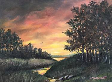 Original Realism Landscape Paintings by Kathleen McDermott