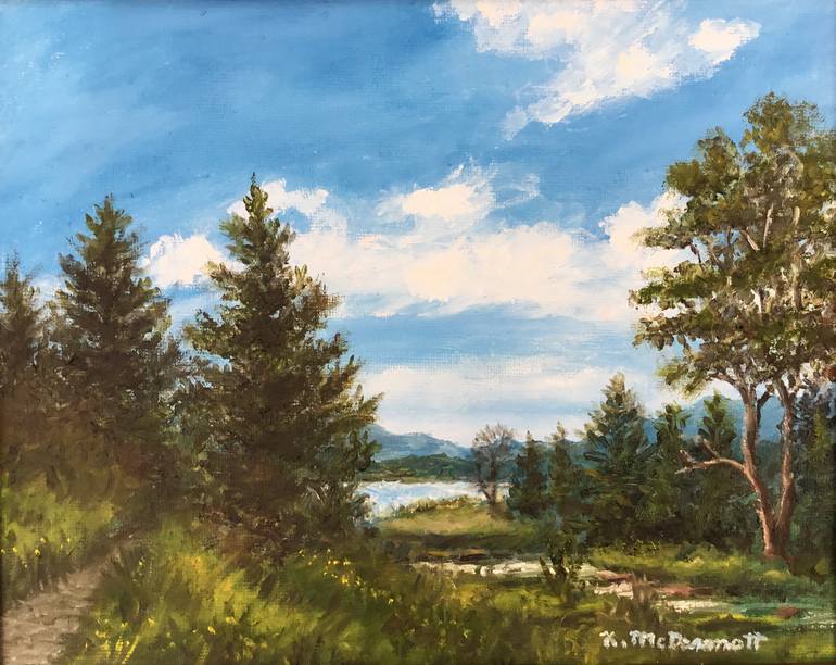 Original Fine Art Landscape Painting by Kathleen McDermott