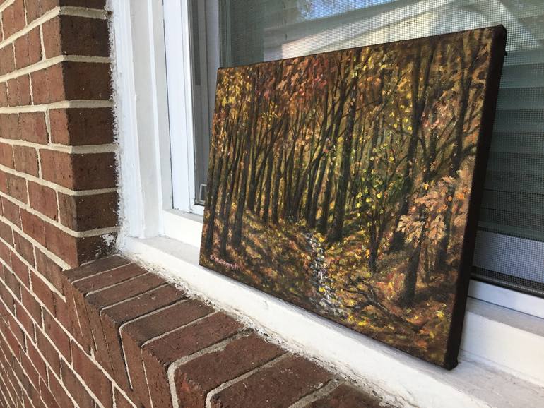 Original Expressionism Landscape Painting by Kathleen Mcdermott