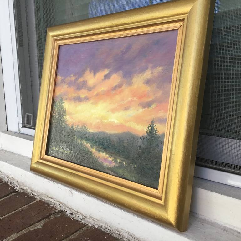 Original Impressionism Landscape Painting by Kathleen McDermott