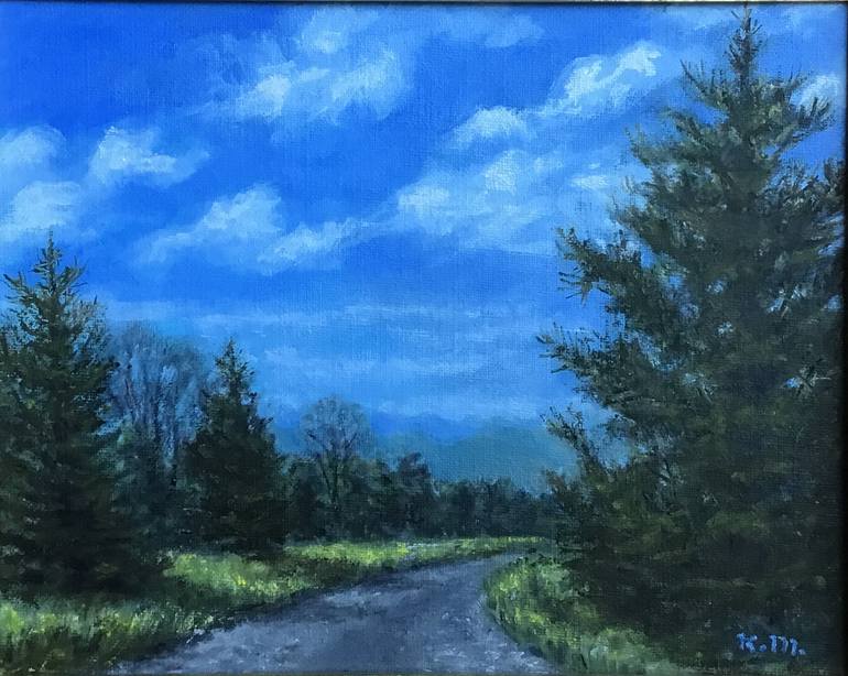 Original Realism Landscape Painting by Kathleen Mcdermott
