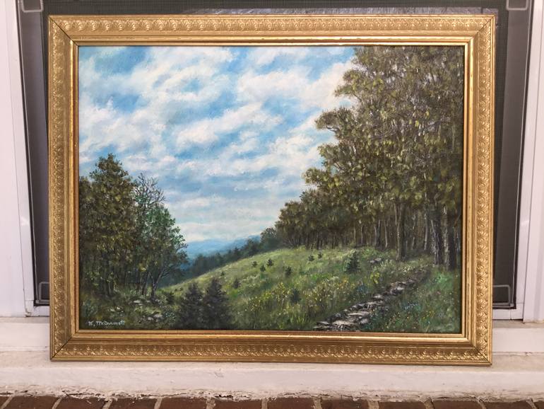 Original Illustration Landscape Painting by Kathleen Mcdermott