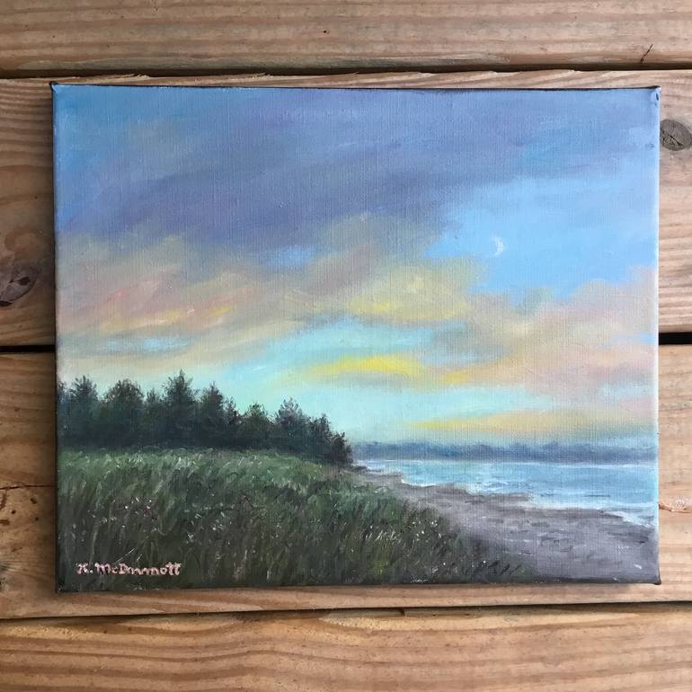 Original Impressionism Landscape Painting by Kathleen McDermott