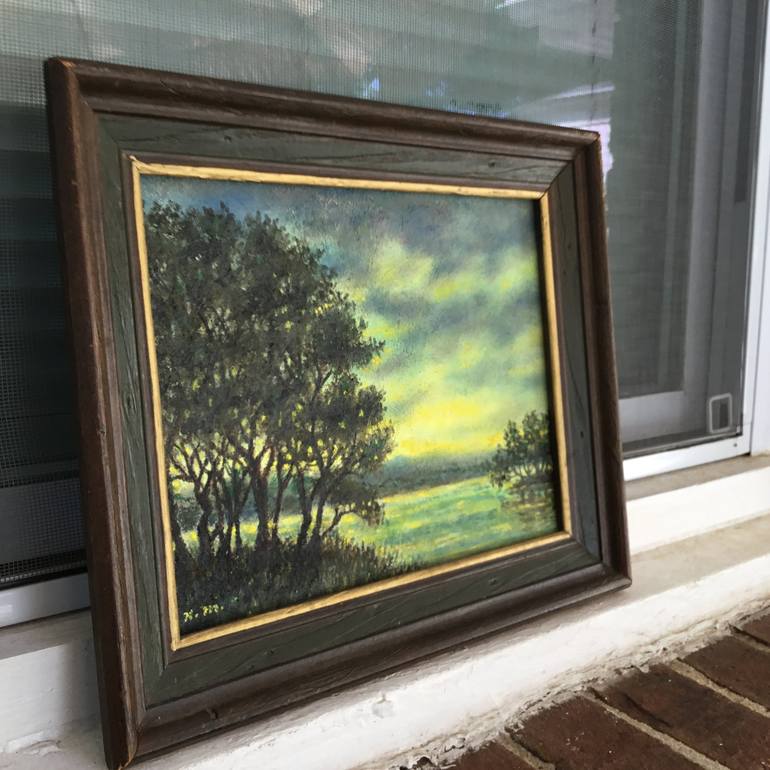 Original Impressionism Landscape Painting by Kathleen McDermott