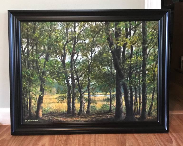 Original Impressionism Landscape Painting by Kathleen McDermott