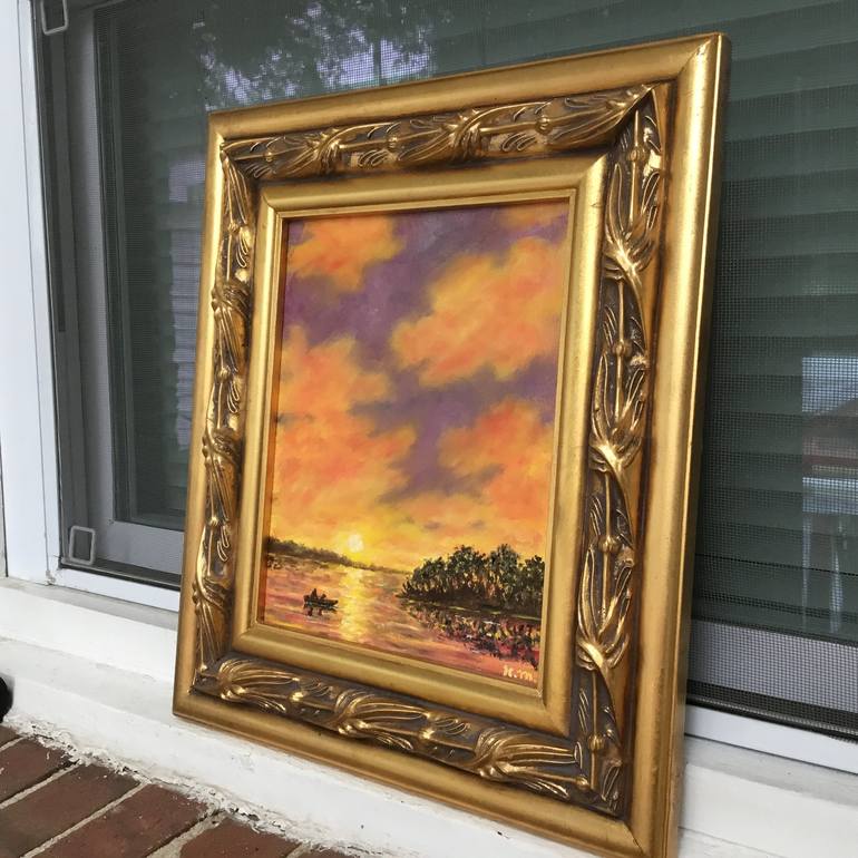 Original Impressionism Landscape Painting by Kathleen McDermott