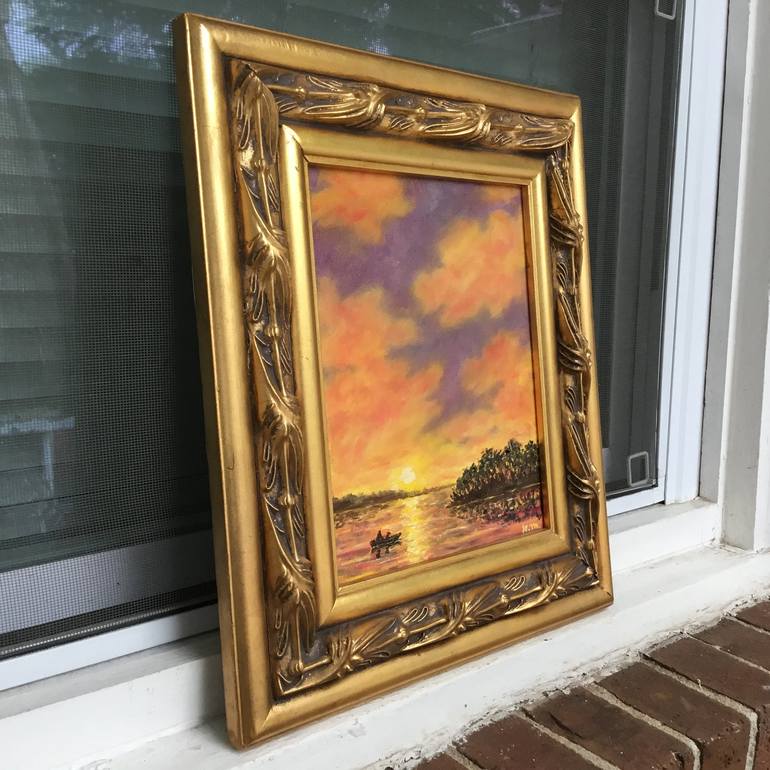 Original Impressionism Landscape Painting by Kathleen McDermott