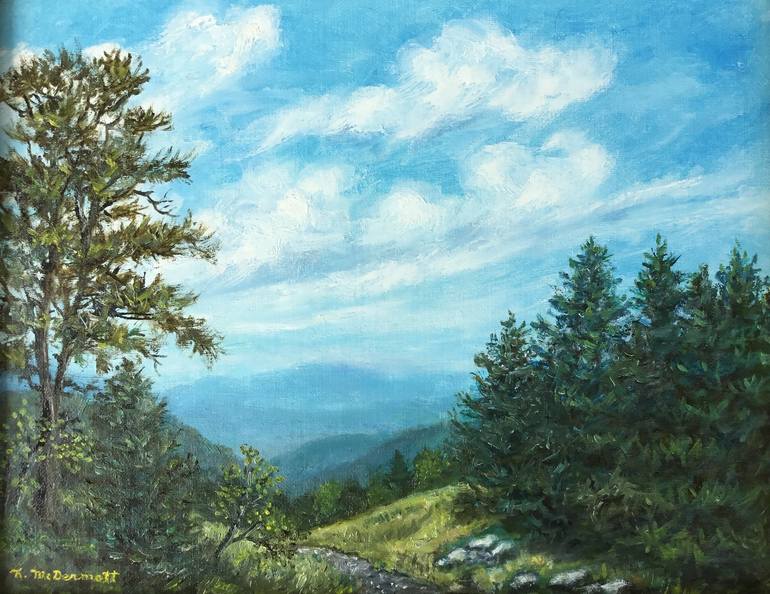 Original Realism Landscape Painting by Kathleen McDermott