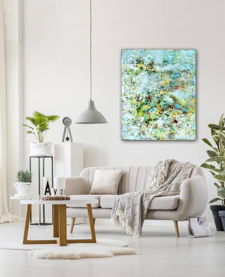 Original Abstract Painting by Henryka Wojciechowska