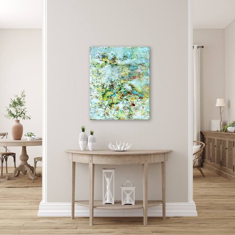 Original Abstract Painting by Henryka Wojciechowska