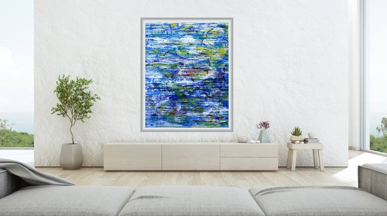 Original Abstract Painting by Henryka Wojciechowska