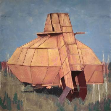 Original Figurative Science/Technology Painting by Anthony Miguel