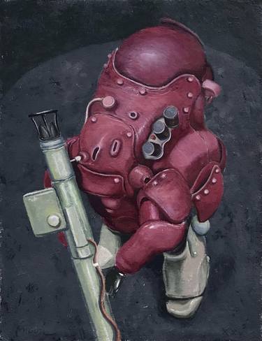 Original Figurative Science/Technology Painting by Anthony Miguel