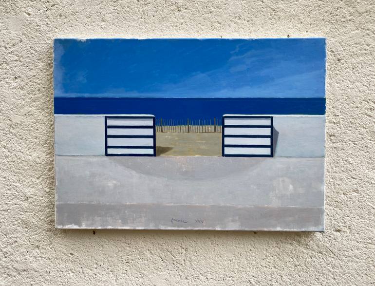 Original Figurative Beach Painting by Anthony Miguel