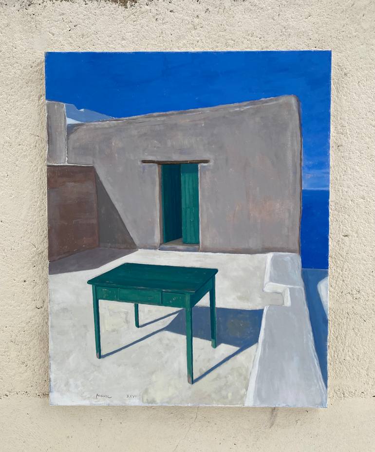 Original Figurative Landscape Painting by Anthony Miguel