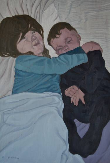 Original Figurative Children Paintings by Anthony Miguel