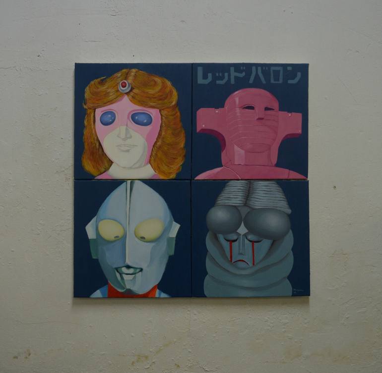 Original Figurative Popular culture Painting by Anthony Miguel