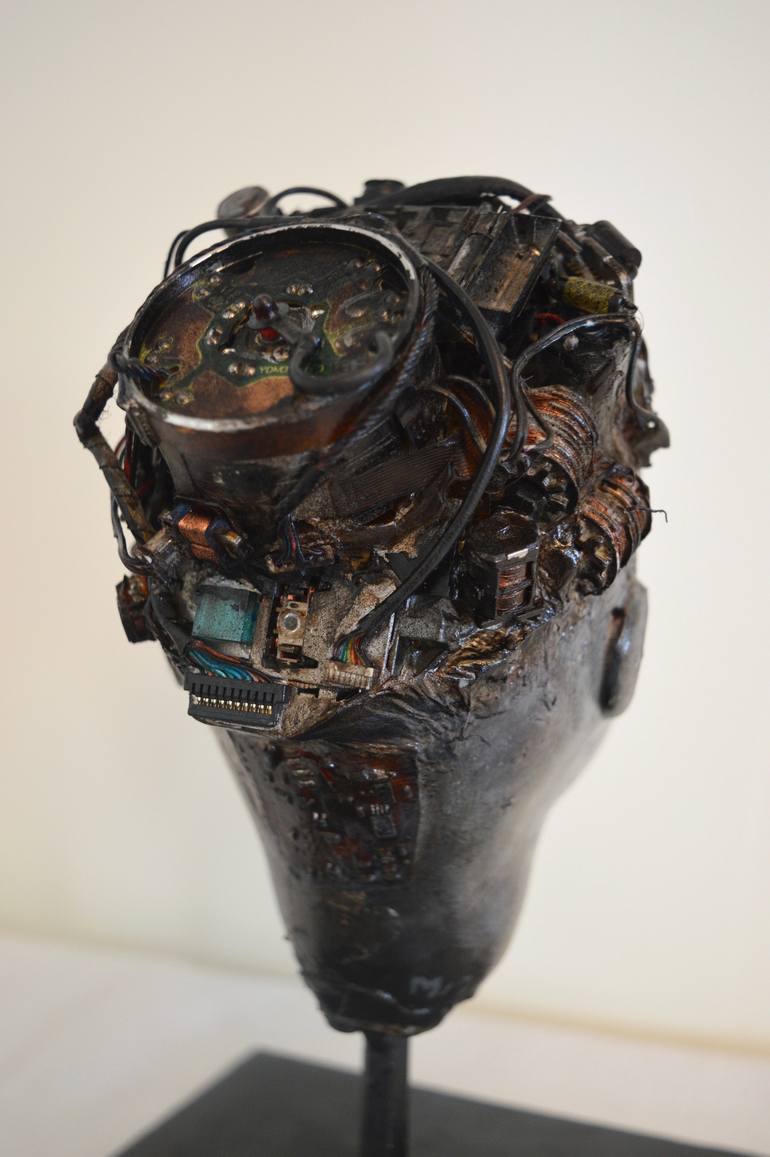 Original Modern Science/Technology Sculpture by Anthony Miguel