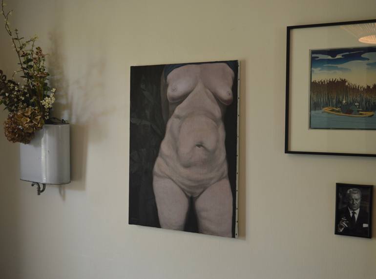 Original Figurative Nude Painting by Anthony Miguel