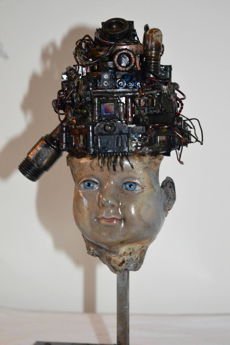 Original Figurative Science/Technology Sculpture by Anthony Miguel
