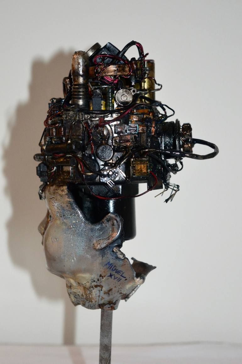 Original Figurative Science/Technology Sculpture by Anthony Miguel