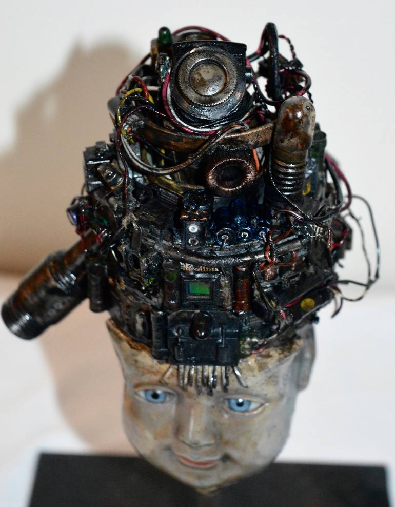 Original Figurative Science/Technology Sculpture by Anthony Miguel