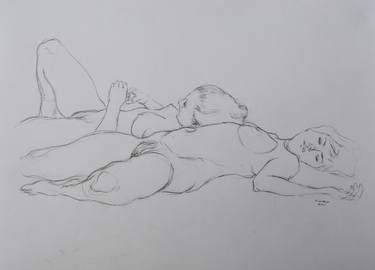 Original Nude Drawings by Anthony Miguel